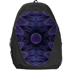 Gometric Shapes Geometric Pattern Purple Background Backpack Bag by Ravend