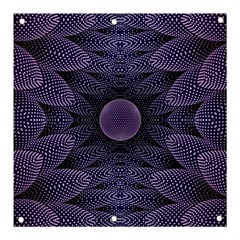 Gometric Shapes Geometric Pattern Purple Background Banner And Sign 3  X 3  by Ravend