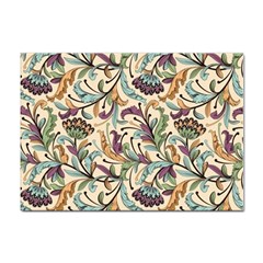 Wallpaper Floral Pattern Floral Wallpaper Background Sticker A4 (10 Pack)