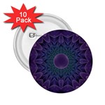 Geometric Shapes Geometric Pattern Flower Pattern 2.25  Buttons (10 pack) 