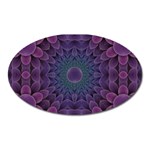 Geometric Shapes Geometric Pattern Flower Pattern Oval Magnet