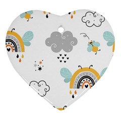 Art Pattern Design Wallpaper Background Print Ornament (heart)