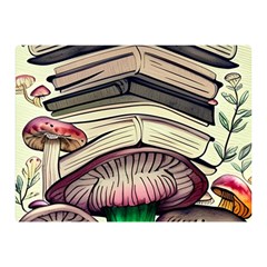 Necromancy Mushroom Premium Plush Fleece Blanket (mini) by GardenOfOphir