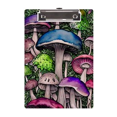 Necromancy Of The Mushroom A5 Acrylic Clipboard by GardenOfOphir