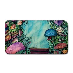 Sorcery And Spellwork With Mushrooms Medium Bar Mat by GardenOfOphir