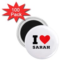 I Love Sarah 1 75  Magnets (100 Pack) 