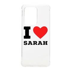 I Love Sarah Samsung Galaxy S20 Ultra 6 9 Inch Tpu Uv Case