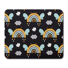 Art Pattern Design Floral Wallpaper Background Large Mousepad