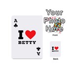 I love betty Playing Cards 54 Designs (Mini) Front - ClubA