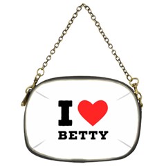 I Love Betty Chain Purse (two Sides) by ilovewhateva