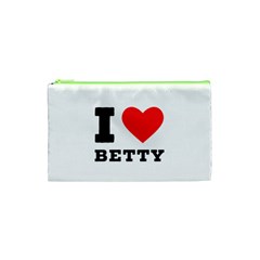 I Love Betty Cosmetic Bag (xs) by ilovewhateva