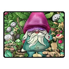 Charm Toadstool Necromancy Magician Conjuration Sorcery Spell Mojo Chanterelle Fleece Blanket (small) by GardenOfOphir