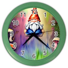 Thaumaturgy Magically Prestidigitation Sleight Of Hand Fly Agaric Abracadabra Color Wall Clock by GardenOfOphir