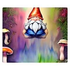 Thaumaturgy Magically Prestidigitation Sleight Of Hand Fly Agaric Abracadabra Premium Plush Fleece Blanket (small) by GardenOfOphir