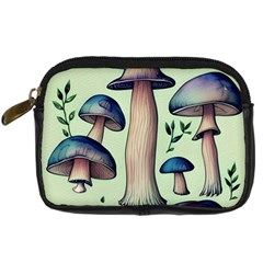 Mushroom Foresty Forestcore Digital Camera Leather Case by GardenOfOphir