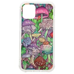 Vintage Mushroom Garden Iphone 12 Mini Tpu Uv Print Case	 by GardenOfOphir