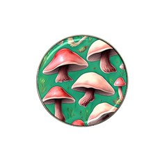 Forest Mushrooms Hat Clip Ball Marker by GardenOfOphir