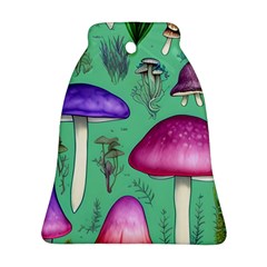 Foraging In The Mushroom Forest Ornament (bell) by GardenOfOphir