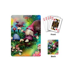 Vintage Flowery Mushroom Playing Cards Single Design (mini) by GardenOfOphir