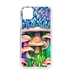 Woodsy Mushroom Forest Nature Iphone 11 Tpu Uv Print Case by GardenOfOphir