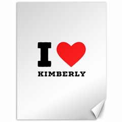 I Love Kimberly Canvas 36  X 48  by ilovewhateva