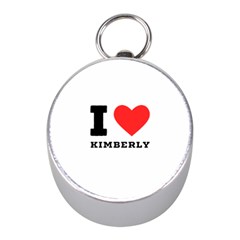 I Love Kimberly Mini Silver Compasses by ilovewhateva