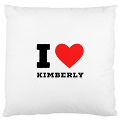 I Love Kimberly Standard Premium Plush Fleece Cushion Case (two Sides) by ilovewhateva