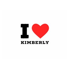 I Love Kimberly Premium Plush Fleece Blanket (extra Small) by ilovewhateva