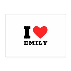 I Love Emily Sticker A4 (10 Pack) by ilovewhateva