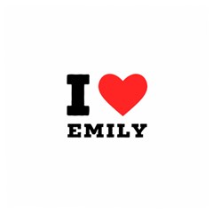 I Love Emily Wooden Puzzle Square
