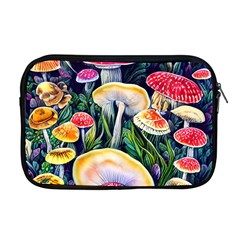 Woodsy Mushroom Design Foresty Apple Macbook Pro 17  Zipper Case by GardenOfOphir