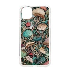 Tiny Forest Mushrooms Iphone 11 Tpu Uv Print Case by GardenOfOphir
