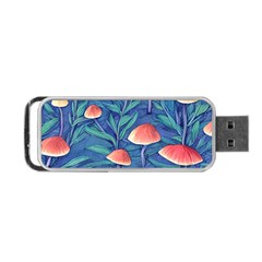 Witchy Mushrooms Portable Usb Flash (one Side) by GardenOfOphir