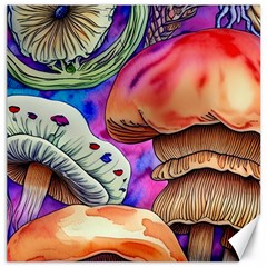 Goblin Mushrooms Canvas 16  X 16  by GardenOfOphir