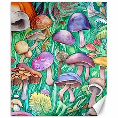 Forestcore Fantasy Farmcore Mushroom Foraging Canvas 8  X 10  by GardenOfOphir