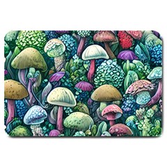 Mushroom Core Fairy Large Doormat by GardenOfOphir