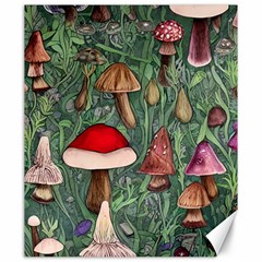 Fairycore Mushroom Forest Canvas 20  X 24  by GardenOfOphir