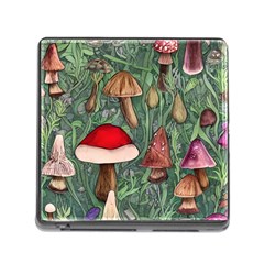 Fairycore Mushroom Forest Memory Card Reader (square 5 Slot) by GardenOfOphir