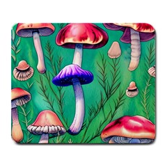 Foresty Mushroom Large Mousepad by GardenOfOphir