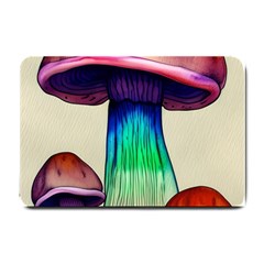 Tiny Mushroom Small Doormat by GardenOfOphir