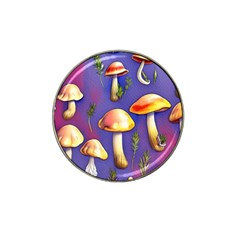 Farmcore Mushrooms Hat Clip Ball Marker by GardenOfOphir