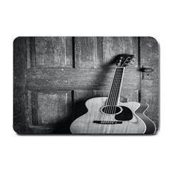 Acoustic Guitar Small Doormat by artworkshop