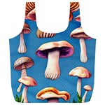 Cozy Forest Mushrooms Full Print Recycle Bag (XL) Front