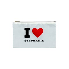 I Love Stephanie Cosmetic Bag (small) by ilovewhateva