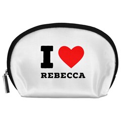 I Love Rebecca Accessory Pouch (large) by ilovewhateva
