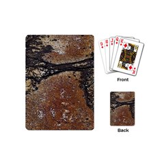 Rustic Charm Abstract Print Playing Cards Single Design (mini) by dflcprintsclothing