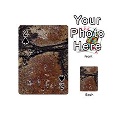 Rustic Charm Abstract Print Playing Cards 54 Designs (mini) by dflcprintsclothing