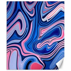 Abstract Liquid Art Pattern Canvas 8  X 10  by GardenOfOphir