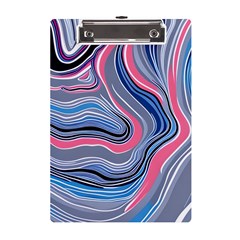 Fluid Abstract Art A5 Acrylic Clipboard by GardenOfOphir