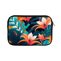 Tropical Flowers Floral Floral Pattern Patterns Apple Ipad Mini Zipper Cases by Pakemis